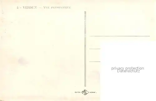 AK / Ansichtskarte Verdun Meuse Vue Panoramique Kat. Verdun