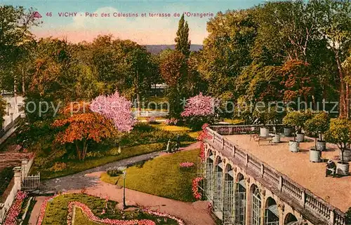 AK / Ansichtskarte Vichy Allier Parc des Celestins Terrasse de l Orangerie  Kat. Vichy