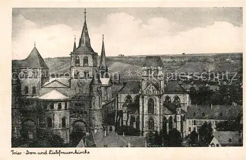 AK / Ansichtskarte Trier Dom und Liebfrauenkirche Kat. Trier