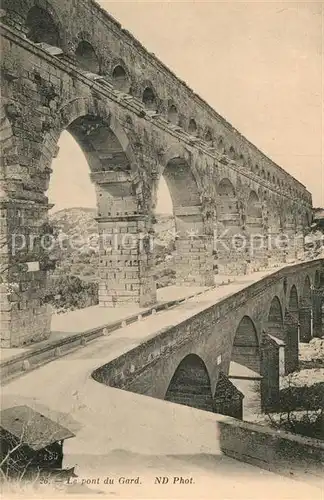 AK / Ansichtskarte Pont du Gard Viaduc