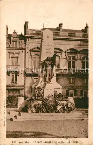 AK / Ansichtskarte Laval Isere Monument aux Morts 1914 bis 1918 Kat. Laval