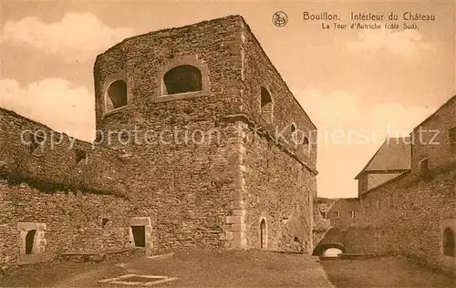 AK / Ansichtskarte Bouillon Le Interieur du Chateau La Tour d Autriche Kat. Le Bouillon