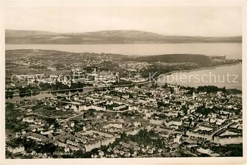 AK / Ansichtskarte Konstanz Bodensee Fliegeraufnahme Kat. Konstanz