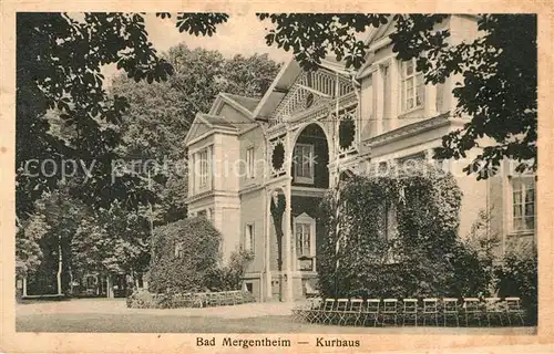 AK / Ansichtskarte Bad Mergentheim Kurhaus Kat. Bad Mergentheim