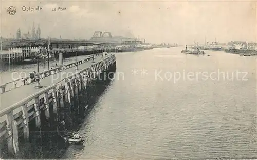 AK / Ansichtskarte Ostende Flandre Le Pont Kat. 