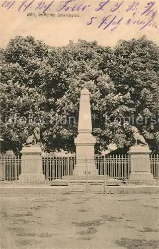 AK / Ansichtskarte Witry les Reims Denkmal Kat. Witry les Reims