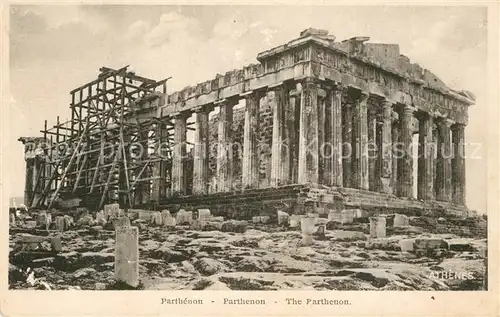 AK / Ansichtskarte Athenes Athen Parthenon Kat. Griechenland