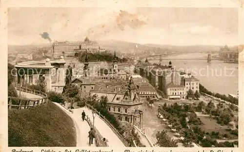 AK / Ansichtskarte Budapest Panorama mit St Gerhard Monument Kat. Budapest