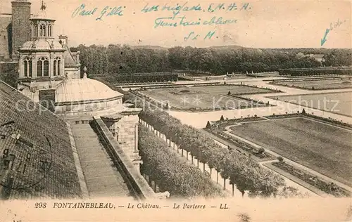 AK / Ansichtskarte Fontainebleau Seine et Marne Chateau Parterre  Kat. Fontainebleau