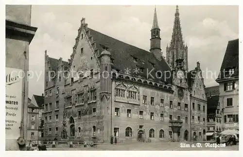 AK / Ansichtskarte Ulm Donau Rathaus Kat. Ulm