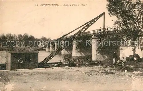 AK / Ansichtskarte Argenteuil Val d Oise Pont a Peage Kat. Argenteuil