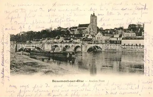 AK / Ansichtskarte Beaumont sur Oise Ancien Pont Kat. Beaumont sur Oise