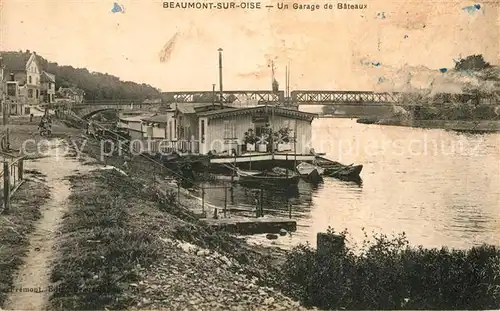 AK / Ansichtskarte Beaumont sur Oise Un Garage de Bateaux Kat. Beaumont sur Oise