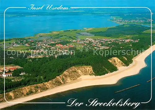 AK / Ansichtskarte Koserow Ostseebad Usedom Fliegeraufnahme Streckelsberg  Kat. Koserow