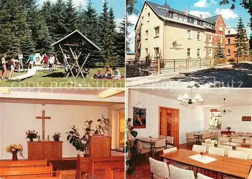 AK / Ansichtskarte Scheibenberg Ferienheim Ev. Meth. Kirche Kat. Scheibenberg Erzgebirge