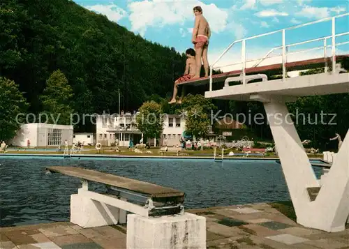 AK / Ansichtskarte Zorge Cafe Restaurant Waldhaus Waldschwimmbad Kat. Zorge