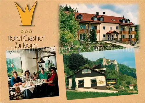 AK / Ansichtskarte Prunn Altmuehl Hotel Gasthof Zur Krone Kat. Riedenburg