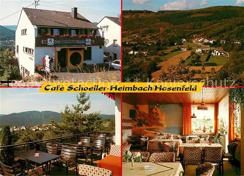 AK / Ansichtskarte Hasenfeld Cafe Schoeller Kat. Heimbach