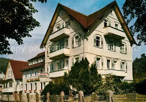 AK / Ansichtskarte Herrenalb Bad Hotel Kuehler Brunnen Kat. Bad Herrenalb