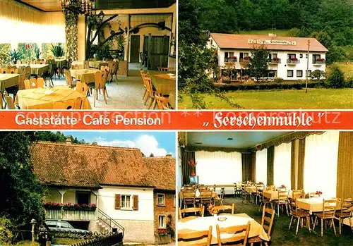 AK / Ansichtskarte Krausenbach Gaststaette Cafe Pension Ferschenmuehle Kat. Dammbach