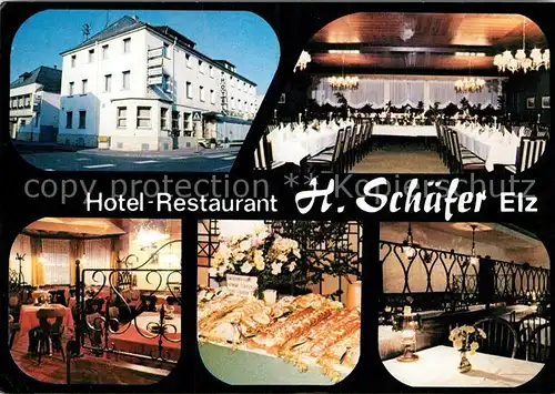 AK / Ansichtskarte Elz Hotel Restaurant Schaefer Kat. Elz