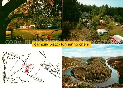 AK / Ansichtskarte Oberleuken Campingplatz Sonnenroedchen Saarschleife Kat. Perl Saar