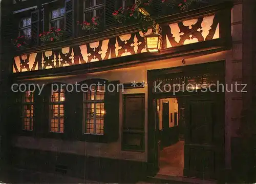 AK / Ansichtskarte Bamberg Historischer Brauereiausschank Schlenkerla Kat. Bamberg