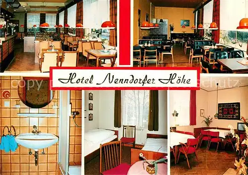 AK / Ansichtskarte Bad Nenndorf Hotel Nenndorfer Hoehe Cafe Restaurant Kat. Bad Nenndorf