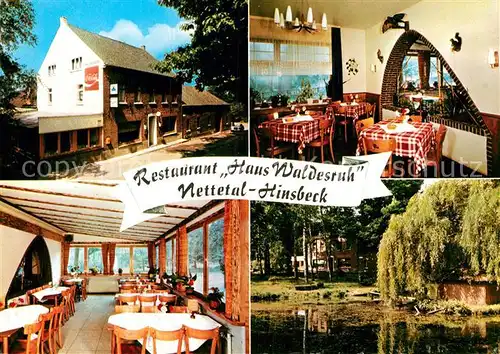 AK / Ansichtskarte Hinsbeck Restaurant Haus Waldesruh Kat. Nettetal