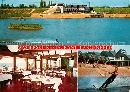 AK / Ansichtskarte Langenfeld Rheinland Wasserski Restaurant Kat. Langenfeld (Rheinland)