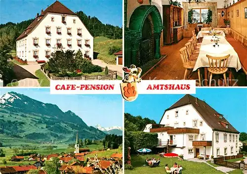 AK / Ansichtskarte Vorderburg Immenstadt Cafe Pension Amtshaus Kat. Rettenberg