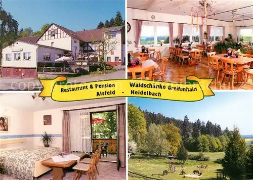 AK / Ansichtskarte Heidelbach Restaurant Pension Waldschaenke Kat. Alsfeld