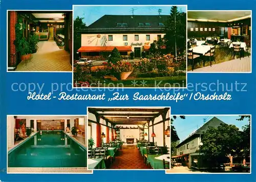 AK / Ansichtskarte Orscholz Hotel Restaurant Zur Saarschleife Kat. Mettlach
