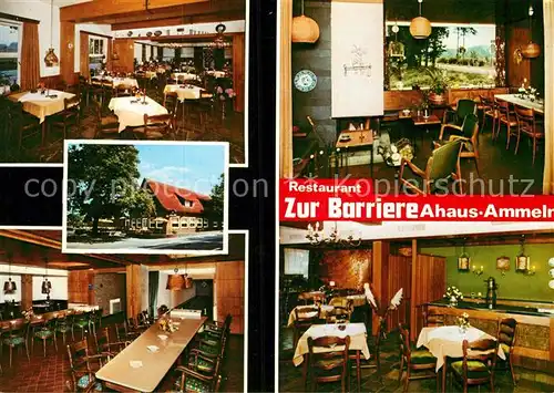 AK / Ansichtskarte Ammeln Restaurant Zur Barriere Kat. Ahaus