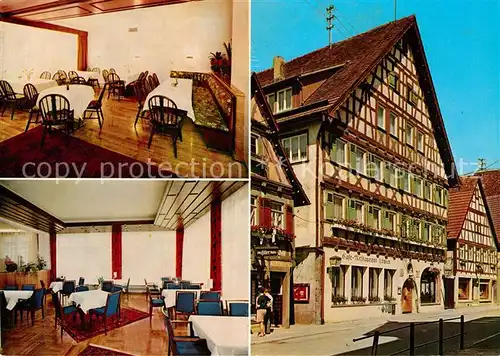 AK / Ansichtskarte Dornstetten Wuerttemberg Cafe Restaurant Pension Loewen Kat. Dornstetten