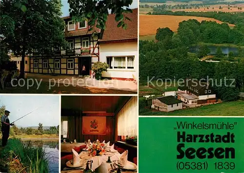 AK / Ansichtskarte Seesen Harz Restaurant Pension Winkelsmuehle Kat. Seesen