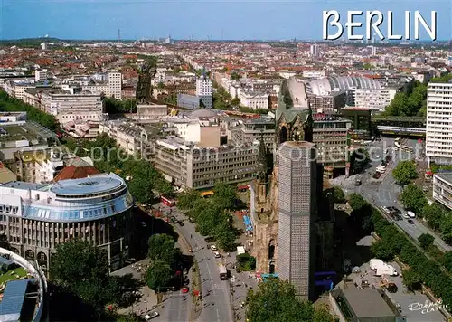 AK / Ansichtskarte Berlin Stadtpanorama mit Gedaechtniskirche Kat. Berlin