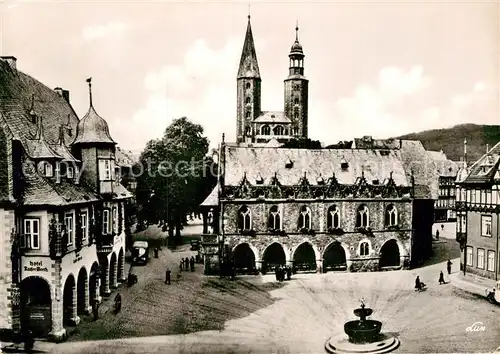 AK / Ansichtskarte Goslar Marktplatz Kaiserworth Kat. Goslar