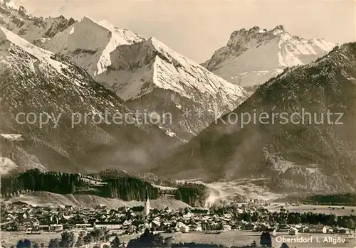 AK / Ansichtskarte Oberstdorf Gesamtansicht  Kat. Oberstdorf