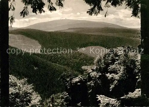 AK / Ansichtskarte Bad Harzburg Rabenklippe Brocken Kat. Bad Harzburg