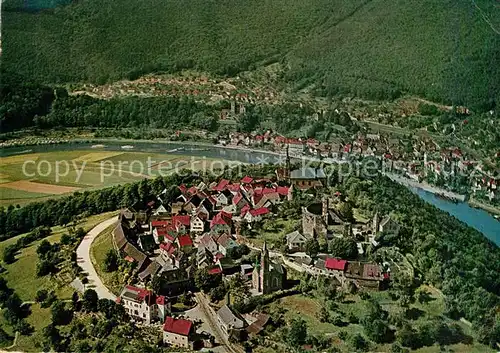 AK / Ansichtskarte Dilsberg Panorama mit Neckarsteinach Kat. Neckargemuend