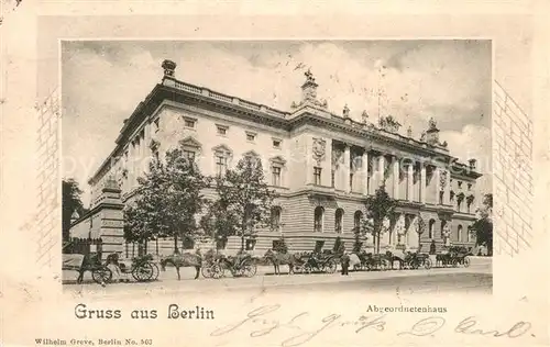 AK / Ansichtskarte Berlin Abgeordnetenhaus  Kat. Berlin