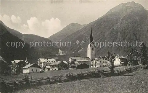 AK / Ansichtskarte Krimml Ortsblick mit Kirche Kat. Krimml