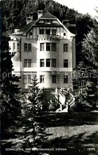 AK / Ansichtskarte Semmering Niederoesterreich Haus Vienna Kat. Semmering