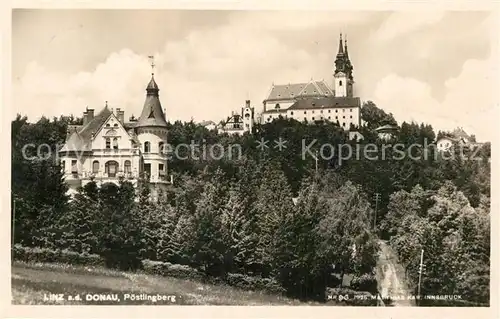 AK / Ansichtskarte Linz Donau mit Poestlingberg Kat. Linz