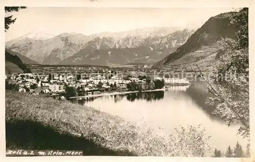 AK / Ansichtskarte Zell See mit Steinernem Meer Kat. Zell am See