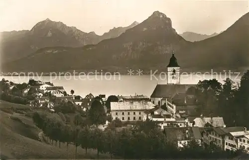 AK / Ansichtskarte St Wolfgang Wolfgangsee Panorama Kat. St. Wolfgang im Salzkammergut