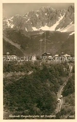 AK / Ansichtskarte Innsbruck Hungerburgbahn mit Nordkette Kat. Innsbruck