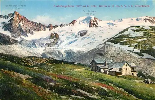 AK / Ansichtskarte Furtschagelhaus Panorama mit Schoenbichlerhorn Kat. Mayrhofen