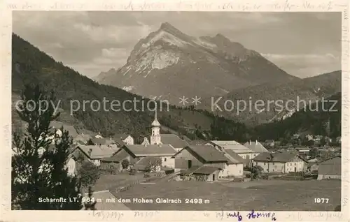 AK / Ansichtskarte Scharnitz mit dem Hohen Gleirsch Kat. Scharnitz